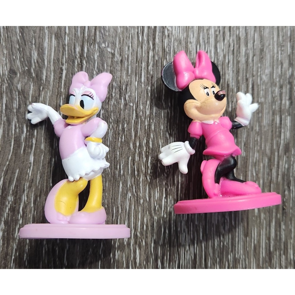 Disney Minnie Mouse and Daisy Duck Mini PVC Figurines Set Cake Toppers